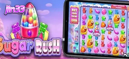 Tampilan visual cerah dan penuh warna dari slot Sugar Rush