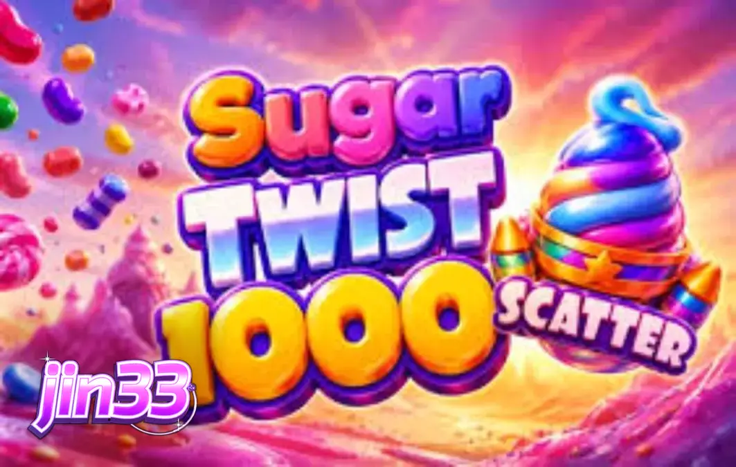 Sugar Twist 1000 slot grid dengan simbol permen warna-warni